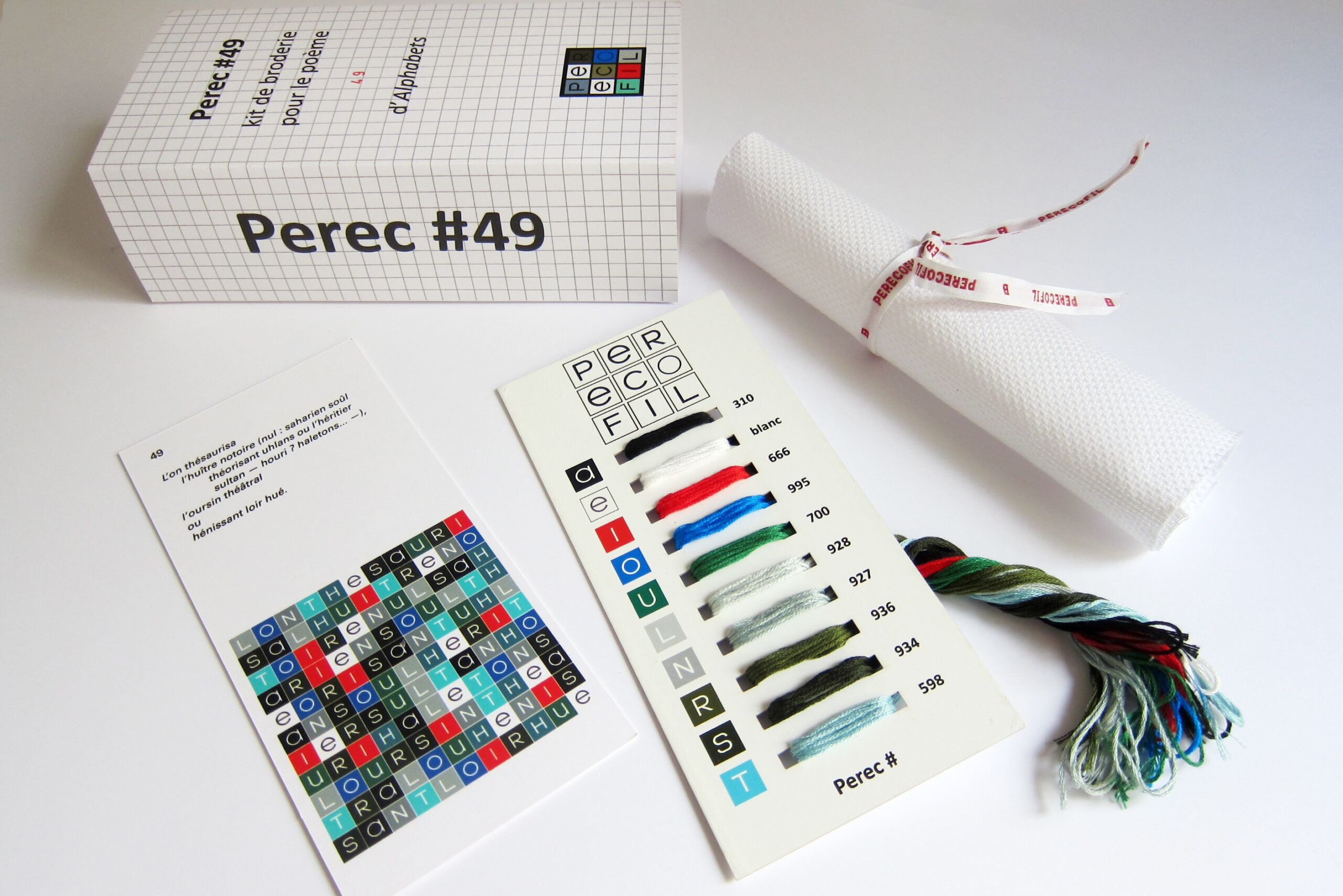 Coffret Perec - Kit de broderie